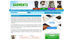 Desktop Screenshot of garmentsmanufacturer.com